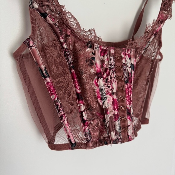 VICTORIAS SECRET DREAM ANGELS UNLINED CORSET BUSTIER BRA TOP size M - Picture 8 of 10